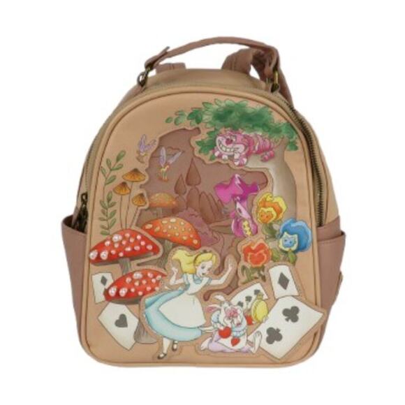 Rare Loungefly x Disney Alice in‎ Wonderland Mini Backpack – Limited Edition - Picture 1 of 12